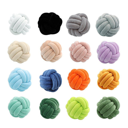 Three-Strand Braided Round Pillow Sofa Cushion Decorative Pillow for Living Room