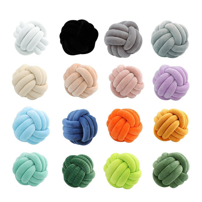 Three-Strand Braided Round Pillow Sofa Cushion Decorative Pillow for Living Room