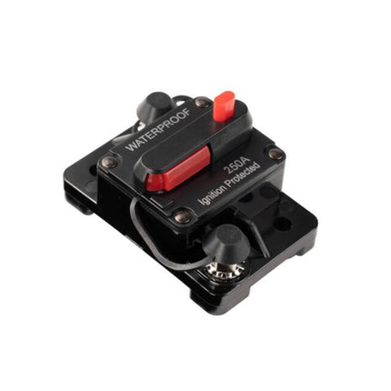 Waterproof Car Circuit Breaker Fuse Reset 30-300A AMP 12V-48V DC Car Boat IP67 - Aimall