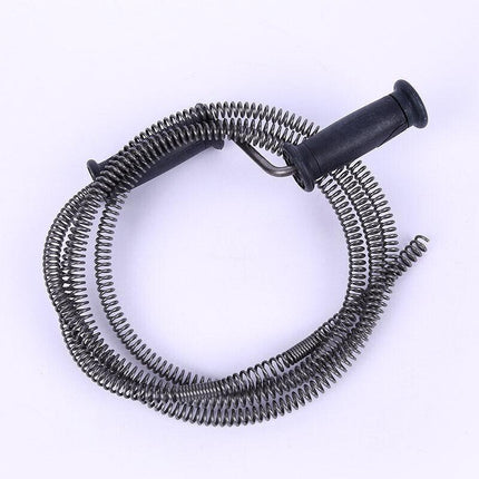 5M Manual Plumber's Drain Snake Cleaner Unblocker for Sink Waste Pipe Sewer - Aimall