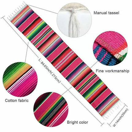 Woven Blanket Tassel Party Tablecloth Home Decoration Table Flags Cover Cloth