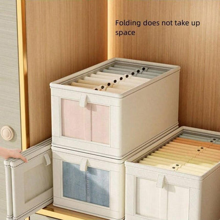 Dustproof Wardrobe Storage Box with Lid Large Clothes Organiser Container