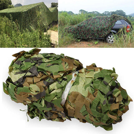 Outdoor Camouflage Mesh Sunscreen Shade Heat Insulation Leaf Decorative Fabrics