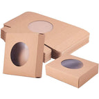 Khaki-50pcs 9*9*1.5CM