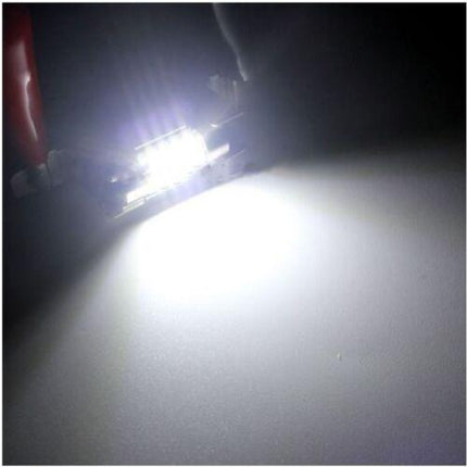 31MM FESTOON 7020 4SMD LED 4x INTERIOR DOME MAP LIGHT BULB GLOBE 12V - Aimall