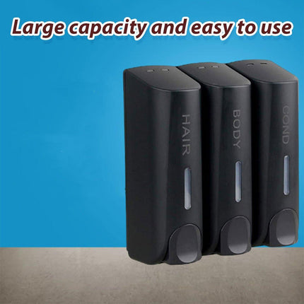 Hotel Wall Mounted Soap Dispenser Bathroom Shampoo Shower Gel Hand Soap Box