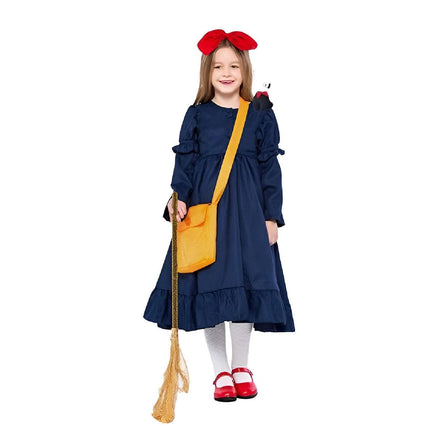 Parent-Child Anime Cosplay Costume Adult Secondary Cosplay Little Witch Witch Kiki Halloween Costume