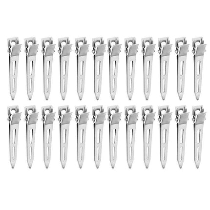 6-54PCS 5.5cm Hairdressing Sectioning Hair Clips Duck Bill Hairpin Salon Metal Curl Clips - Aimall