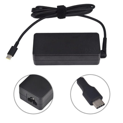 65W USB-C Type-C AC Adapter Laptop Charger For Lenovo ThinkPad Yoga Dell HP ASUS - Aimall