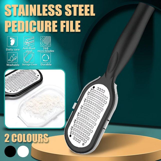Stainless Foot File Scraper Grater Pedicure Rasp Callus Remover Foot Care Tools - Aimall