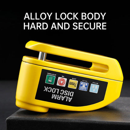 Electric Bike Lock Alarm Motorcycle Anti Theft Lock Secure Bicycle Riding Gear