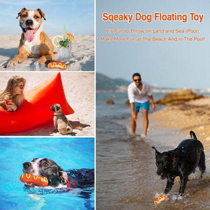 Dog Chew Toy Baked Sausage Ham Squeaky Pet Toy Bite Resistant Grinding Bar