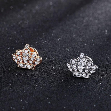 Small Crown Brooch Accessory Fashion Corsage Pin Jewelry Women Men Gift