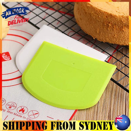 Baker Dough Scraper Sourdough Pizza Cake Pastry Bread Cutter Slicer Cutting Tool - Aimall