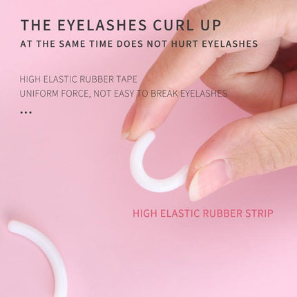 2024 Professional Handle Eyelash Curler Makeup Tool Easy Grip Long Lasting Curl - Aimall
