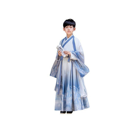 Kids Ancient Chinese Traditional Hanfu Dress Tang Suit Cosplay Costume Dress - Aimall