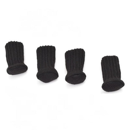 24Pcs Knitted Table Chair Leg Socks Sleeve Floor Protector Furniture Feet Covers - Aimall
