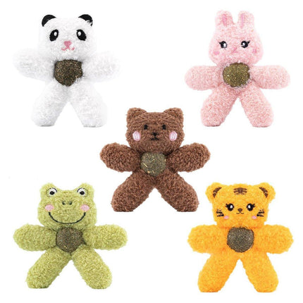 Cat Teething Toy Gnawing Doll Chew Toy for Dental Health Stress Relief Kitten