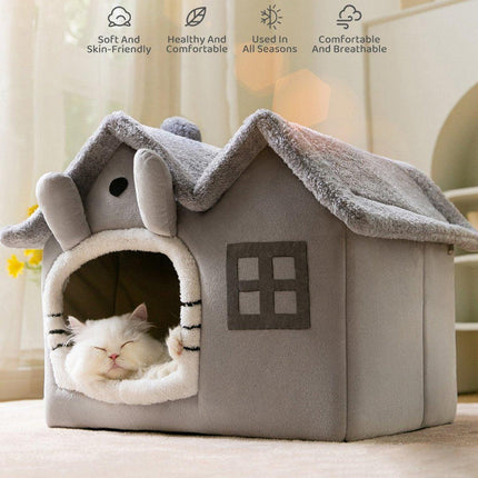 Removable Washable Pet House Four Seasons Cat Enclosed House