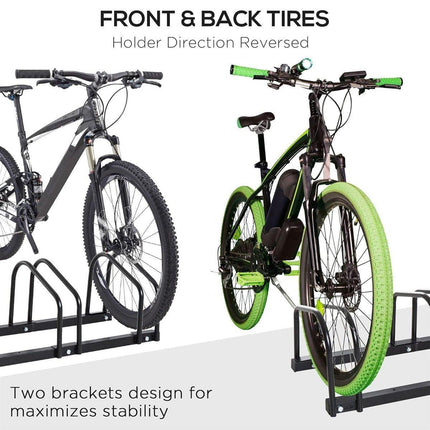 3 Bike Floor Parking Rack Instant Storage Stand Bicycle Cycling Portable