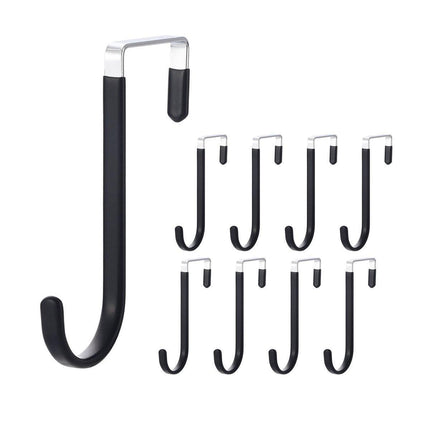 10PCS Adjustable Over the Door Hanger Hooks Organizer for Front and Back Doors