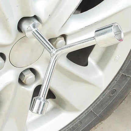 Manual Y Type Three Pronged Socket Wrench Heavy Duty Car Repair Tool Kit