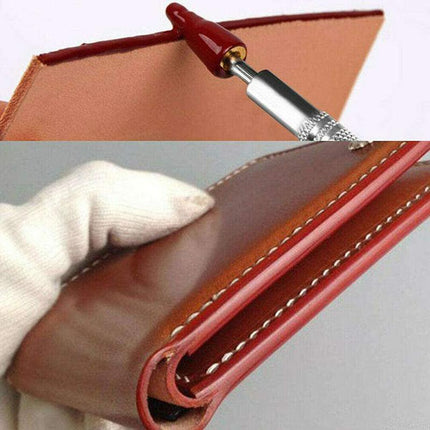 Dual Head Leather Edge Oil Dye Paint Pen Applicator Paint Roller DIY Leather - Aimall