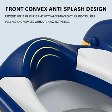Potty Training Toilet Seat Chair with Ladder Step-Up Stool Foldable Design