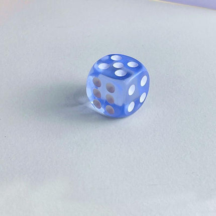 12-48PCS 6 Sided Games Dice Transparent Coloured Game Play Toy Bulk Board Game - Aimall
