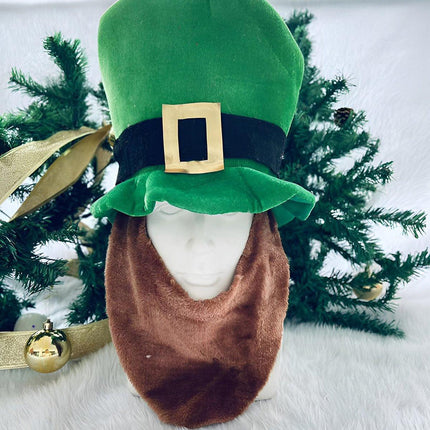 St Patricks Day Hat Festival Party Digital Print Irish Green Shamrock Cap