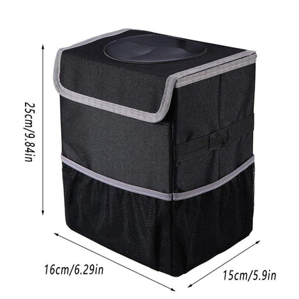 Hanging Car Storage Box Multifunctional Car Rubbish Bin Organizer for Vehicle