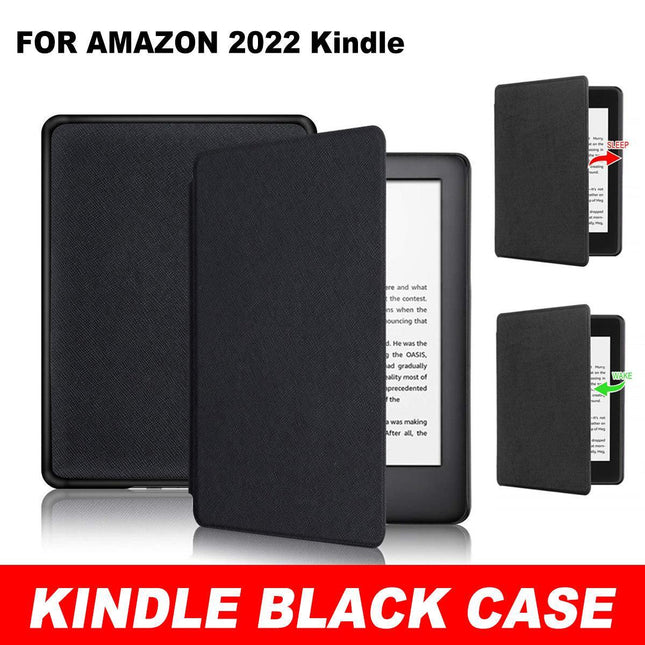 Flip Plastic Protective Cover For 2022 Kindle Folding Folio Case Cover