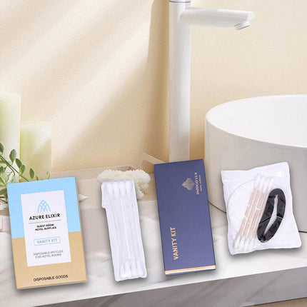 50 Hotel Guesthouse Cotton Swab Packs Disposable Ear Cleaning Kits Travel