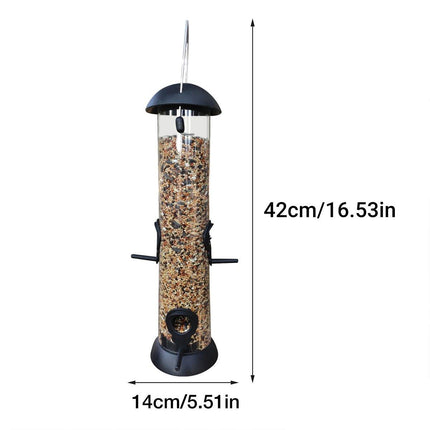 Outdoor Hanging Bird Feeder Wild Bird Feeder Garden Feeding Station for Birds