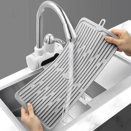 Silicone Drainage Mat Sink Strainer Mat Non Slip Heating Mat Kitchen Drying Pad
