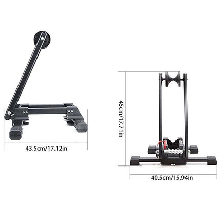 Portable Bike Single Double Pole Bicycle Parking Rack for Road Mountain Bikes