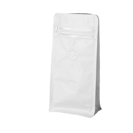 100 x STAND UP POUCHES MYLAR FOIL BAG HEAT SEAL FOOD GRADE ZIP LOCK BAG White - Aimall