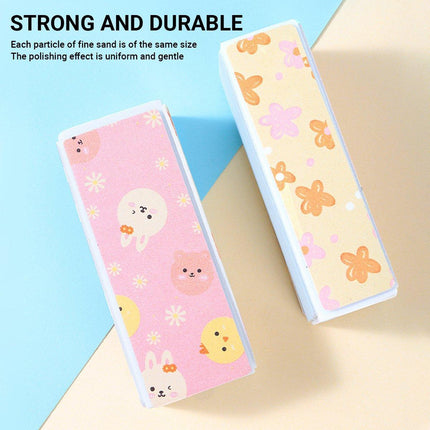 Cartoon Nail Polish File Manicure Tool Professional Nail Care Buffer Polishing