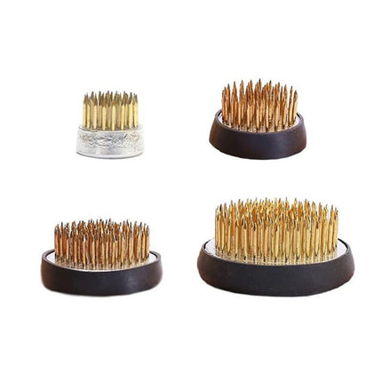Round Flower Base Holder Spiky Frog Fixed Tool Floral Arrange For Ikebana Kenzan - Aimall