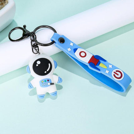 Space Rocket Universe Planet Key Ring Key Chain Astronaut Keychain Keychain Gift - Aimall