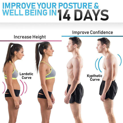 Adjustable Back Posture Corrector Brace Lumbar Shoulder Support Belt for Unisex