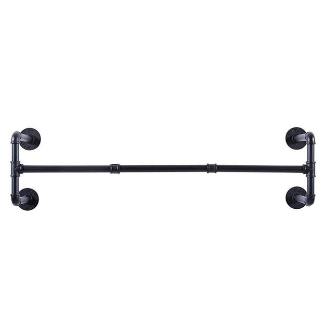 Wall Mounted Industrial Metal Clothing Rack Pipe Hanger for Retail Store Display