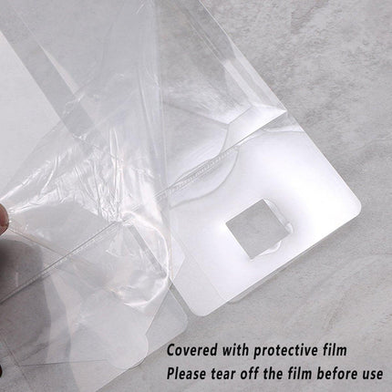 25pcs Rectangular Transparent Cake Roll Packing Box Portable Swiss Pastry Box