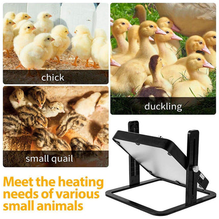 18W Poultry Heating Plate Brooder Warm Chick Duck Chicken Coop Heater 27x27cm - Aimall