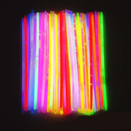 10X Colour Mixed Flashing Glow Stick Party Glowsticks Bracelets Light No Flame - Aimall