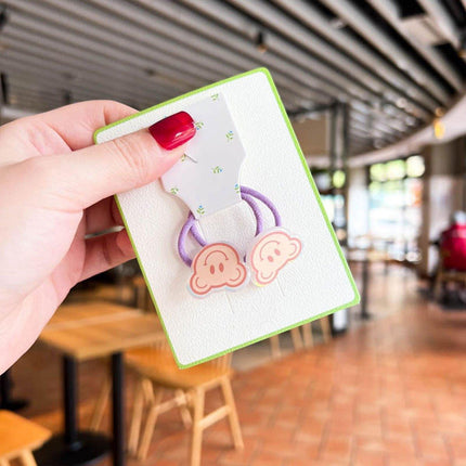 Cute Cartoon Hair Accessories Elastic Hair Cords for Young Wearers and Daily Styling