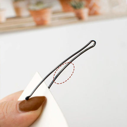 40 PCS Short Black Waved Hair Pins Bobby Pins Grips Salon Dance Hair Accessories - Aimall