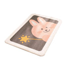 Non Slip Faux Cashmere Bath Mat Water Absorbent Floor Rug for Bathroom Doorway