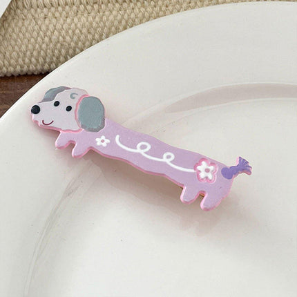 Cute Cartoon Animal Hair Clips Girls Duck Dog Cat Bang Clip Hair Accessories