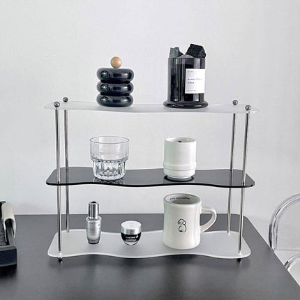 Removable Acrylic Display Stand Desktop Storage Organizer Holder Perfume Rack